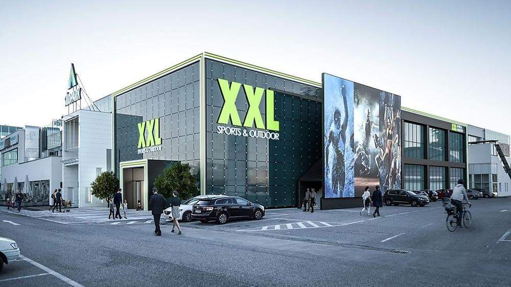 XXL Sports kommt nach Klagenfurt, so soll das Geschäft ausschauen