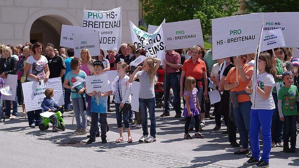 Die Proteste der Bewohner gegen die Schließung der NMS Breitenau waren letztlich umsonst
