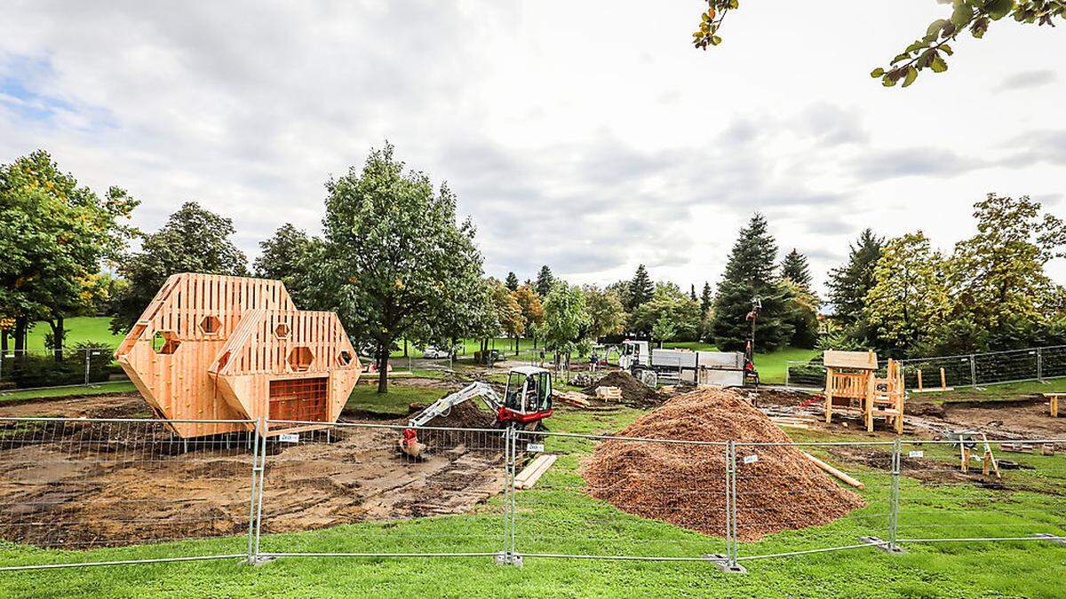 Neuer Spielplatz in Welzenegg 