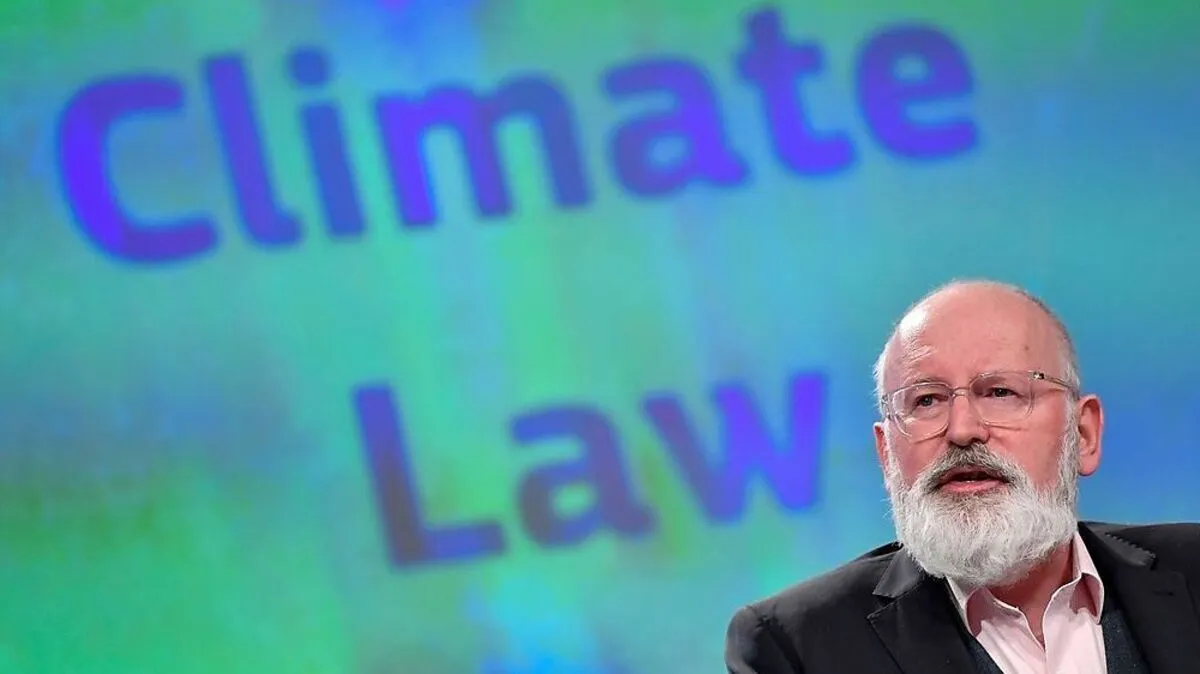 Vizekommissionspräsident Timmermans stellt Nachhaltigkeits-Strategie vor