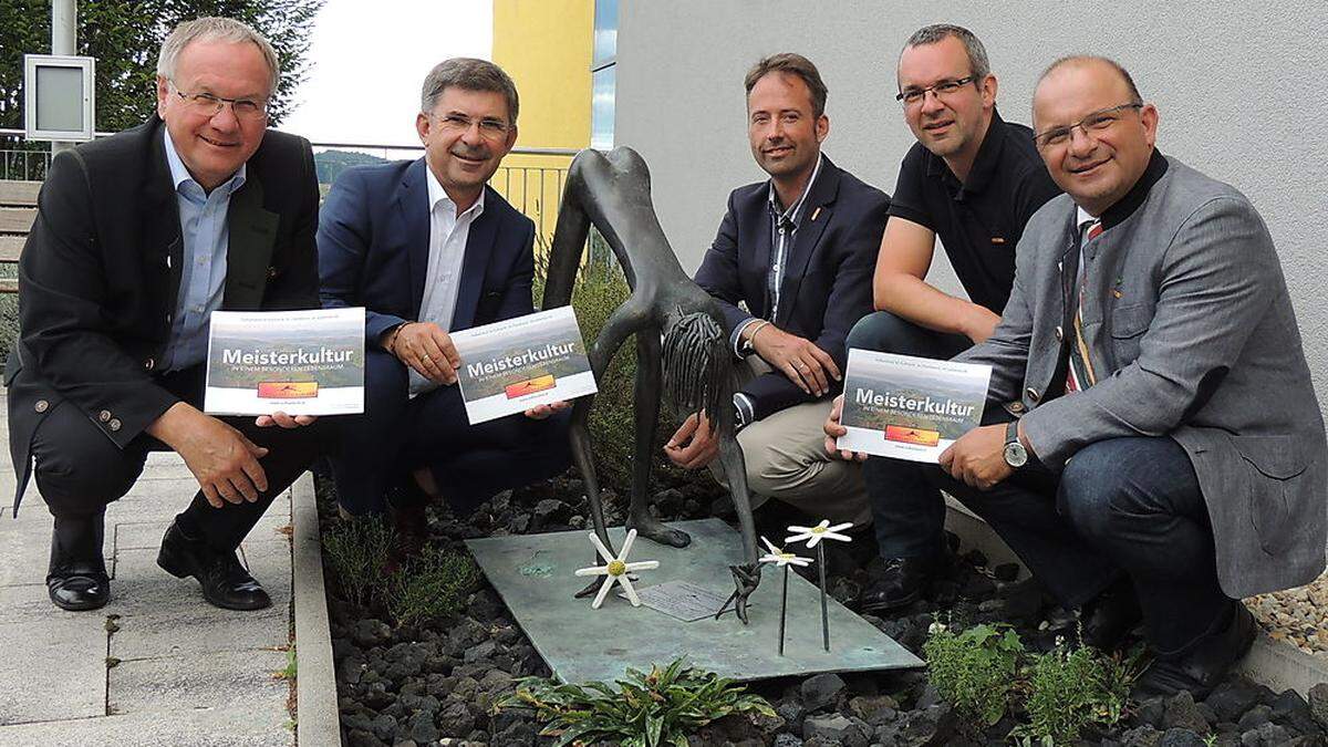 Suchen die besten Ideen für das Steirische Vulkanland: Josef Ober, Franz Fartek, Christian Krotscheck, Michael Fend und Anton Gangl