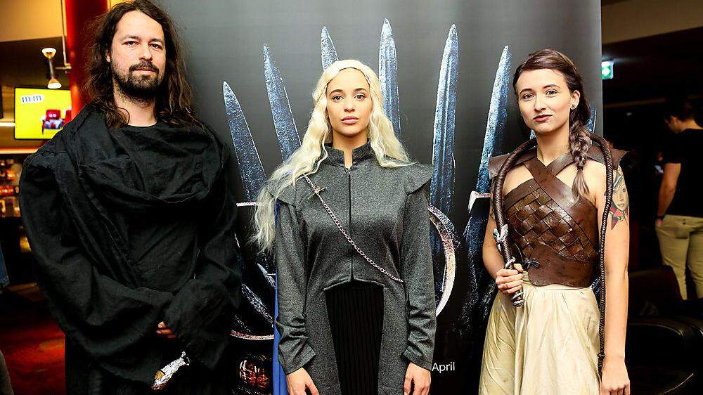 Großartige Verkleidungen bei der Staffelpremiere zu Game of Thrones in Graz