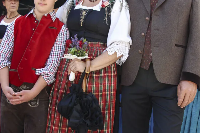 Die Trachtengrupppe Katschtal präsentierte ihr Festtagsgewand.