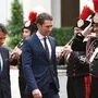 Bundeskanzler Sebastian Kurz mit dem italienischen Ministerpräsidenten Giuseppe Conte in Rom