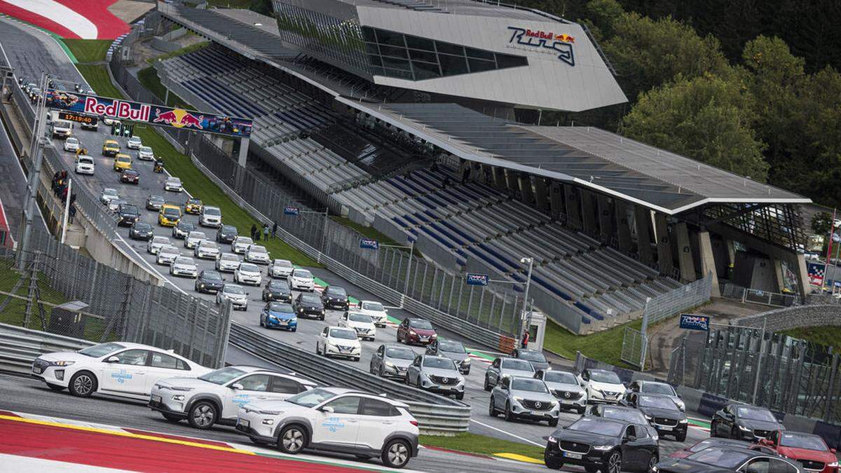 Jede Menge E-Autos zum Ausprobieren gab es bei den bisherigen &quot;Play days&quot; in Spielberg 