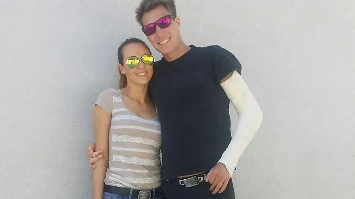 Christoph Lorber mit Freundin Daniela