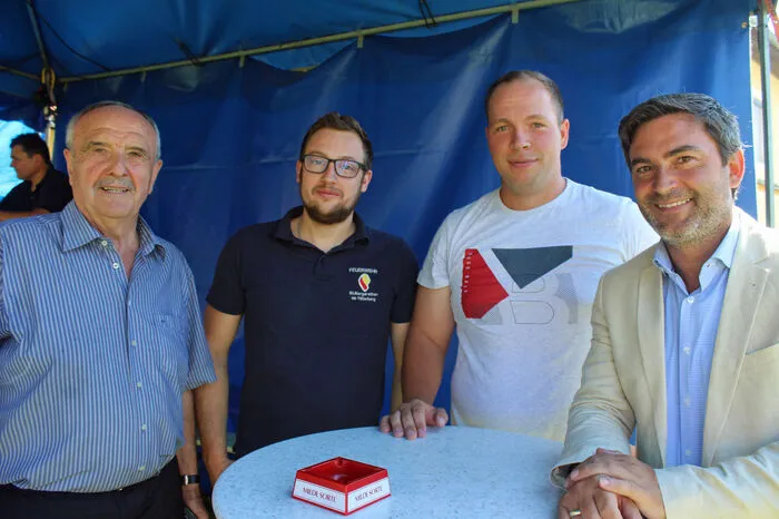 Unter den Gästen gesichtet: Bürgermeister Valentin Blaschitz (links) und Vizebürgermeister Markus Lakounigg (rechts)
