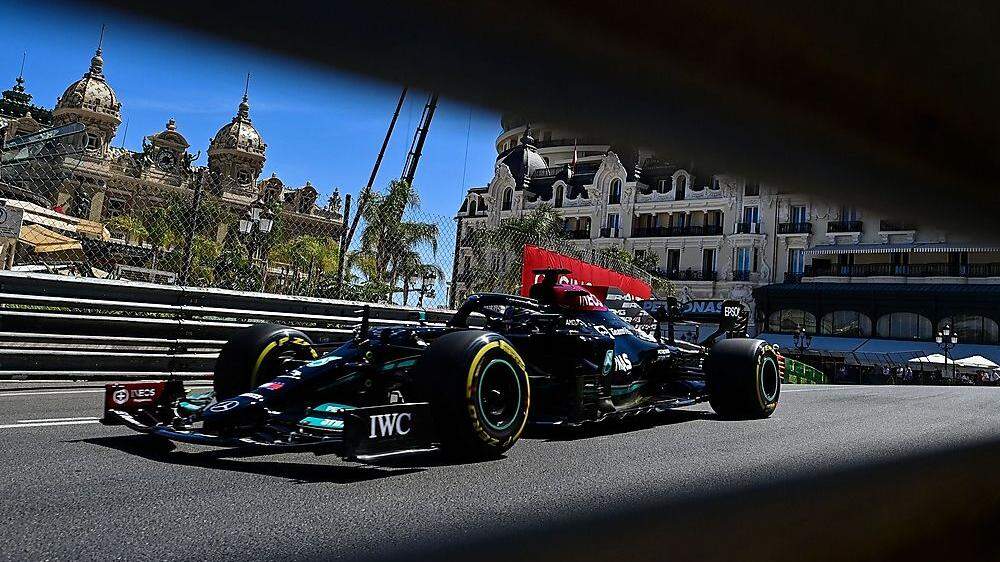 Lewis Hamilton im engen Stadtkurs von Monaco