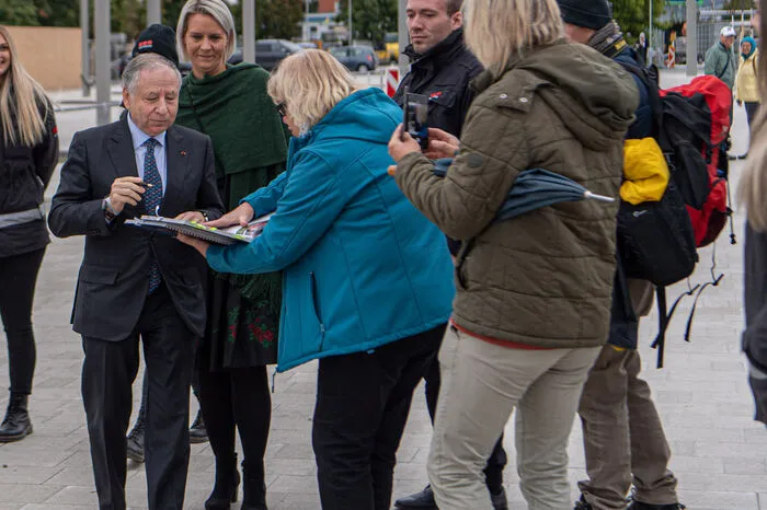 Zu Gast in Graz - und begehrter Autogrammschreiber: Jean Todt