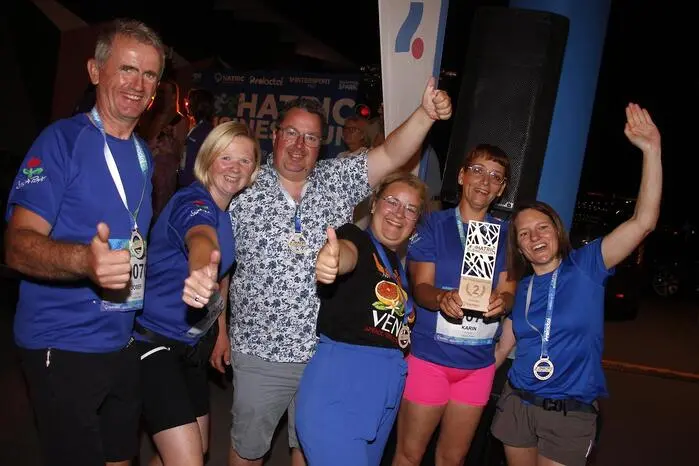 Alle teilnehmenden Teams waren zur großen After-Run-Party eingeladen.