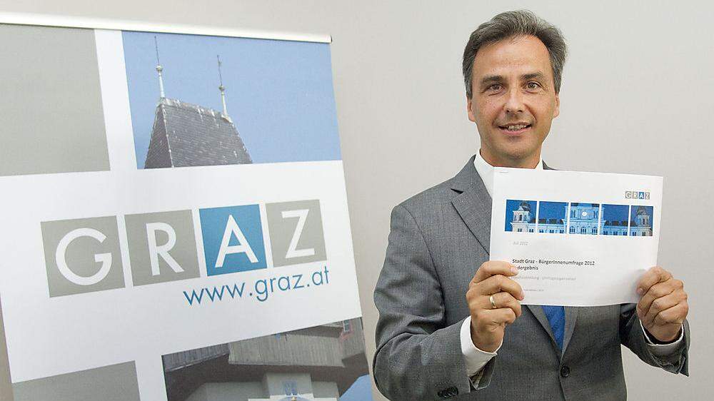 Archiv-Foto aus 2012: Damals lehnten die Grazer bei einer von Bürgermeister Nagl forcierten Bürgerumfrage eine Umweltzone ab 