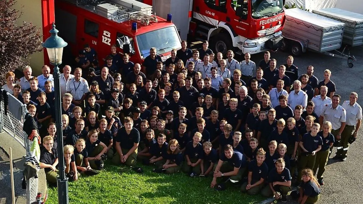 Bezirksjugendlager der Feuerwehr in Zeltschach