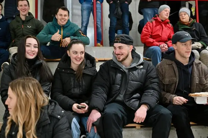 EC Spittal Hornets vs. ESC Steindorf, EC Spittal Hornets vs. ESC Steindorf am 09.02.2024 in Spittal an der Drau (Eissportzentrum Spittal), Austria, (Photo by Bernd Stefan)