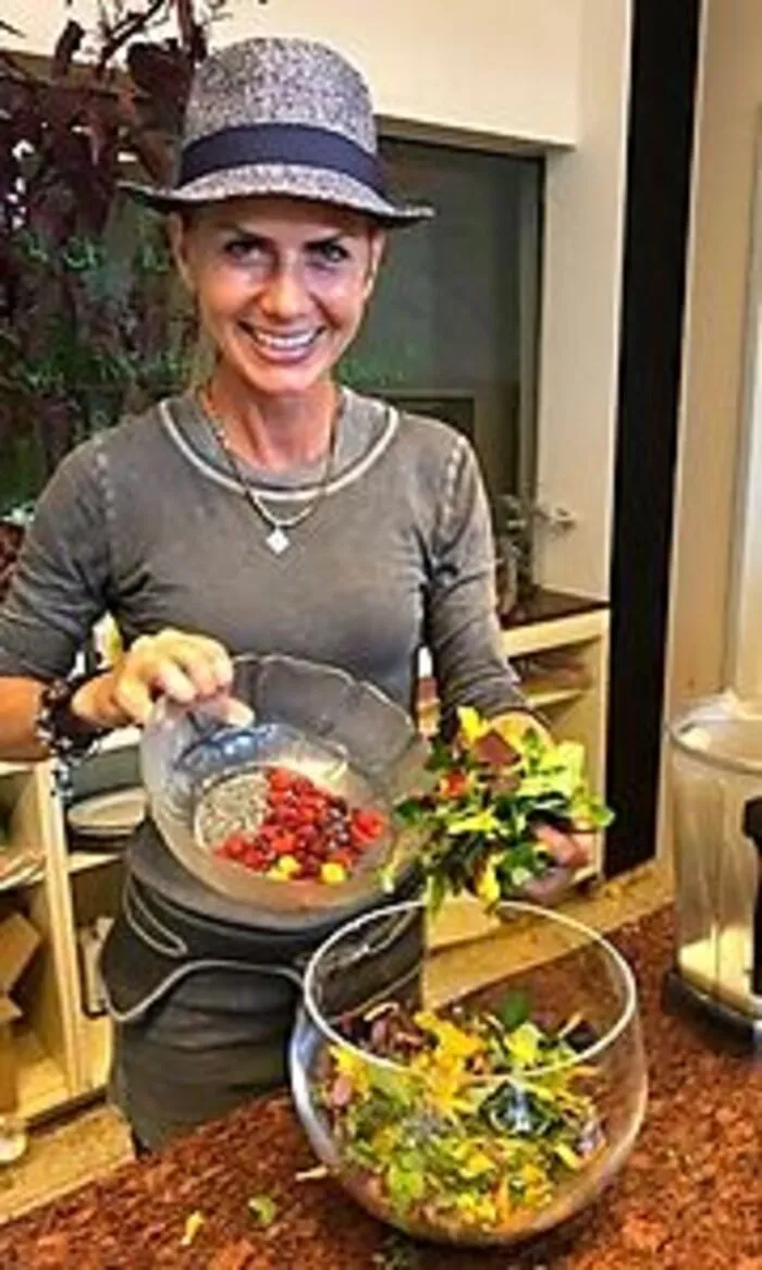 Gastgeberin Angelika Ertl