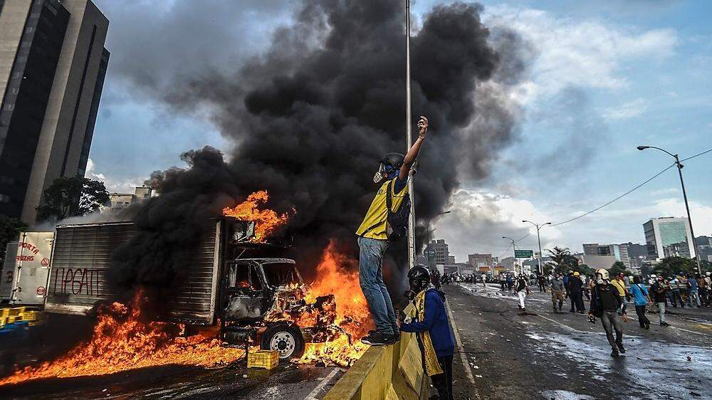 Massive Proteste in Venezuela