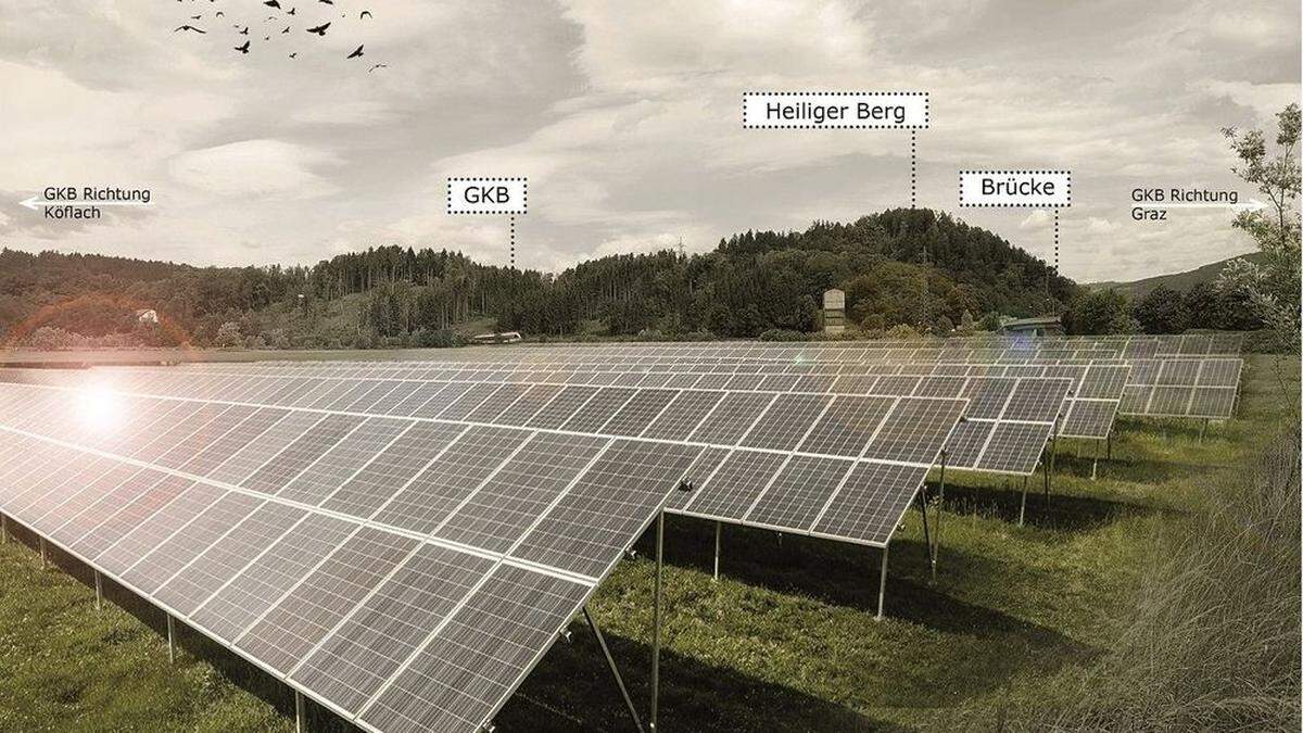 In Bärnbach und Rosental entsteht die größte Fotovoltaik-Anlage Österreichs