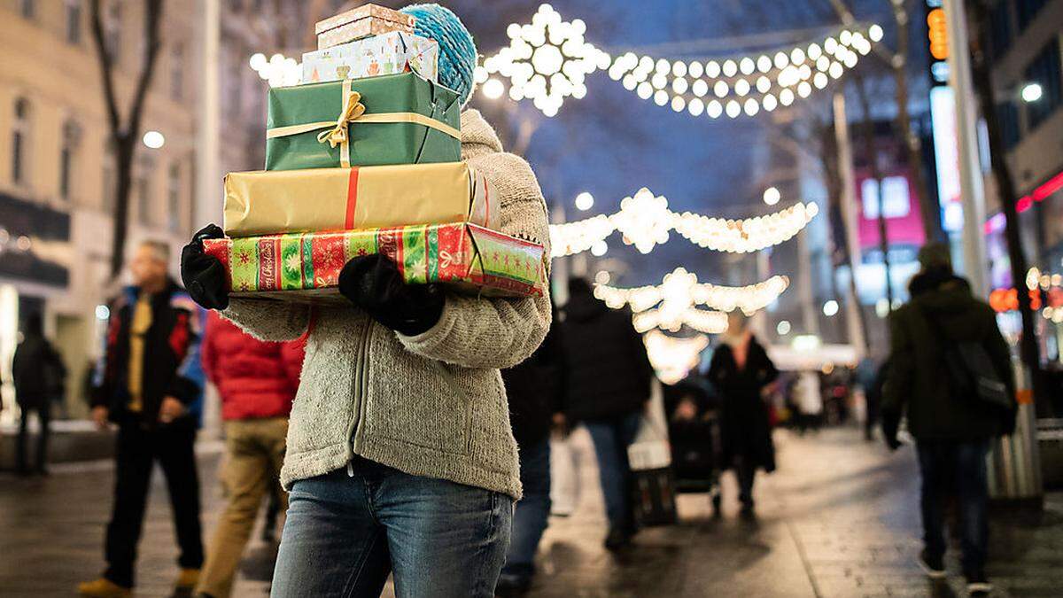 Wenig Lust auf Weihnachtseinkäufe haben die Österreicher im Corona-Winter