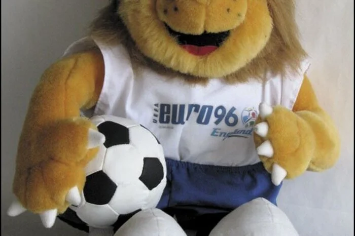 1996 war das Mutterland des Fußball, England, Austragungsort der Endrunde. Passend zu den "Three Lions" war ein Löwe namens Goliath das Maskottchen des Turniers.