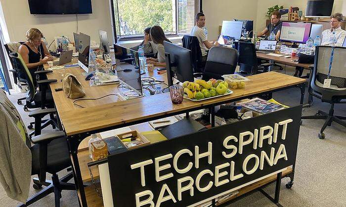 Co Working-Space im Pier 01 in Barcelona
