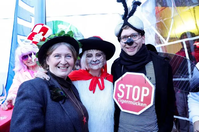 Bürgermeisterin Elke Kahr, Klubobfrau Claudia Klimt-Weithaler und Stadtrat Robert Krotzer