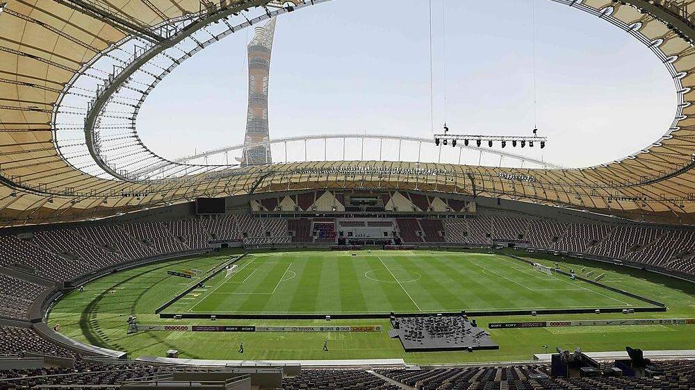 Das Khalifa International Stadion in Doha 