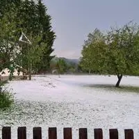 Hagelunwetter am Mittwoch