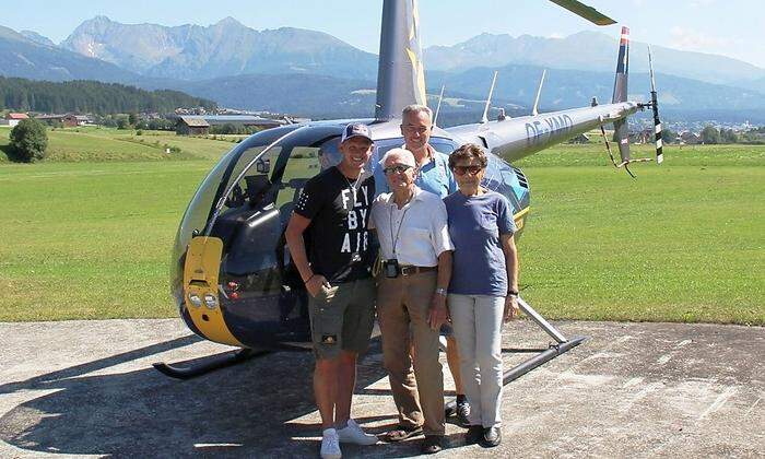 Vor dem Abflug in Seeboden