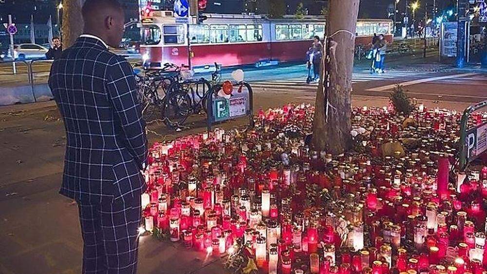 David Alaba trauerte um die Opfer des Terror-Angriffs in Wien