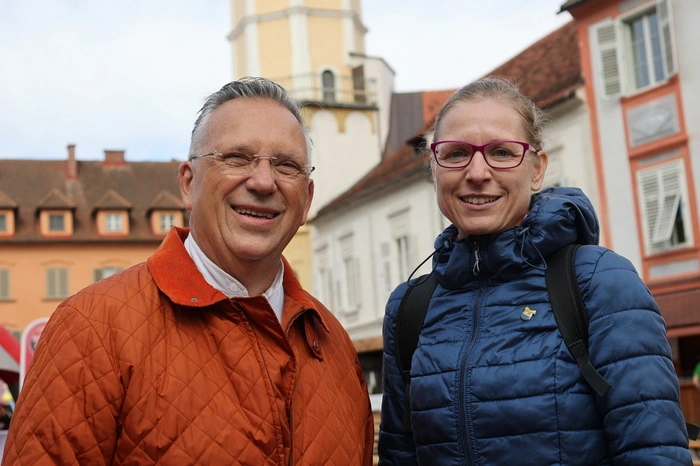 Für Bürgermeister Karl Lautner ist Bad Radkersburg der ideale Standort für Radler, vor allem im Frühjahr.
