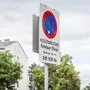 Eine Kurzparkzonen-Tafel 