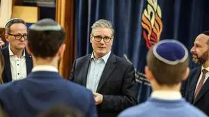 Sir Keir Starmer visits Bushey United Synagogue Prime Minister Keir Starmer addresses members of the Bushey United Synagogue., Credit:RICHARD POHLE / Avalon PUBLICATIONxNOTxINxUKxFRAxUSA Copyright: xRICHARDxPOHLEx/xAvalonx 1054975355