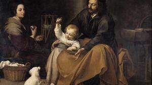 Bartolome Esteban Murillo: &quot;Die Heilige Familie mit einem Vogel&quot; (um 1650)