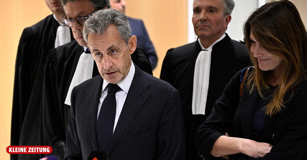 Ehemaliger französischer Präsident Sarkozy zur Haftstrafe: "Schwer, wirklich schwer"