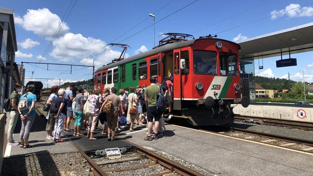 2400 Besucher sind laut FPÖ im August mit der Gleichenberger Bahn gefahren