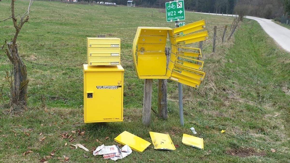 Postkästen, hier in Hart/Pischelsdorf