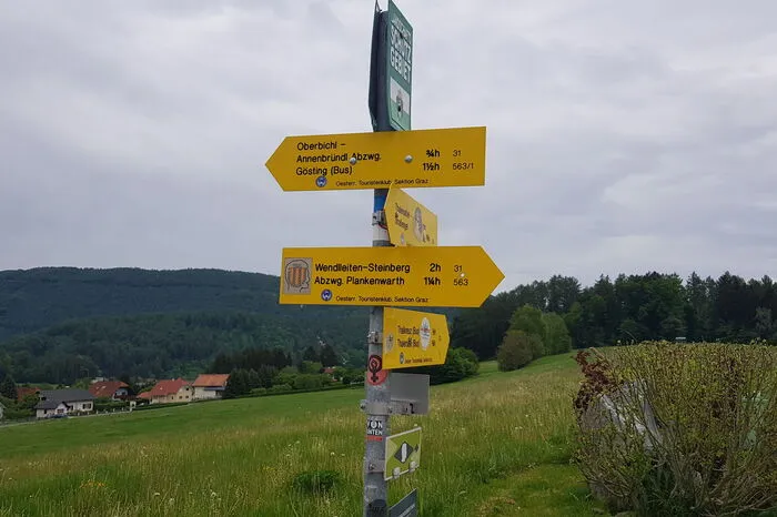 Auf den Arnold-Schwarzenegger-Wanderweg