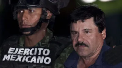 Joaquín "El Chapo" Guzmán bei seiner Verhaftung