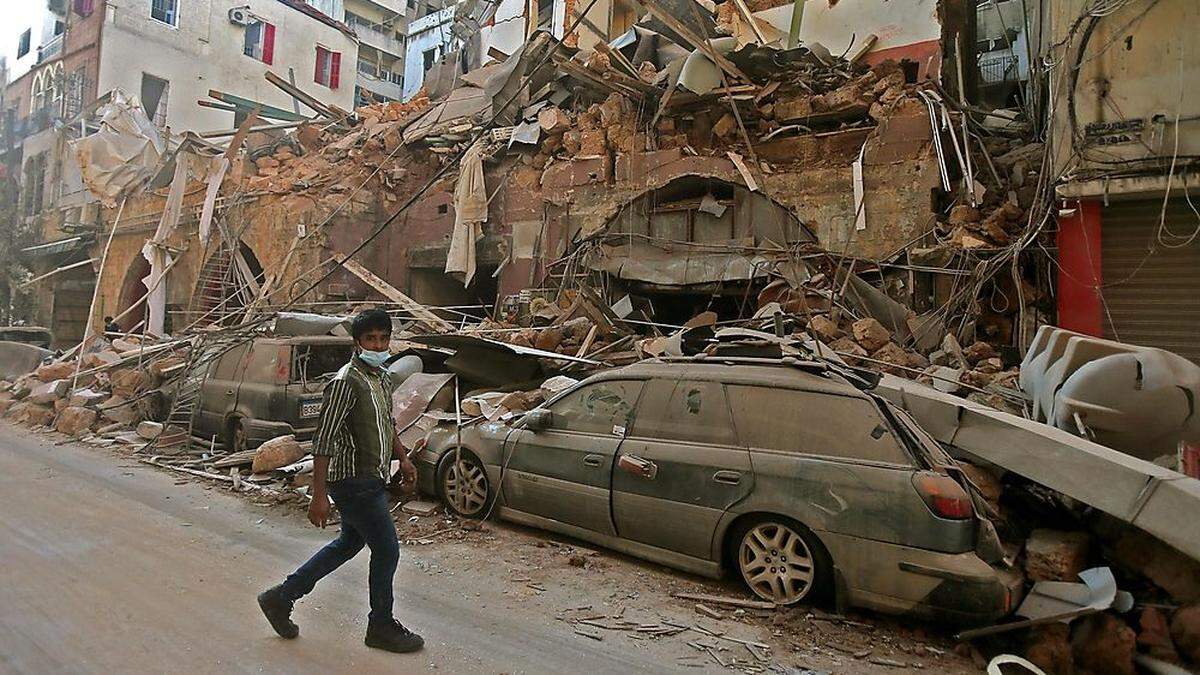 Viele Häuser wurden beschädigt oder zerstört