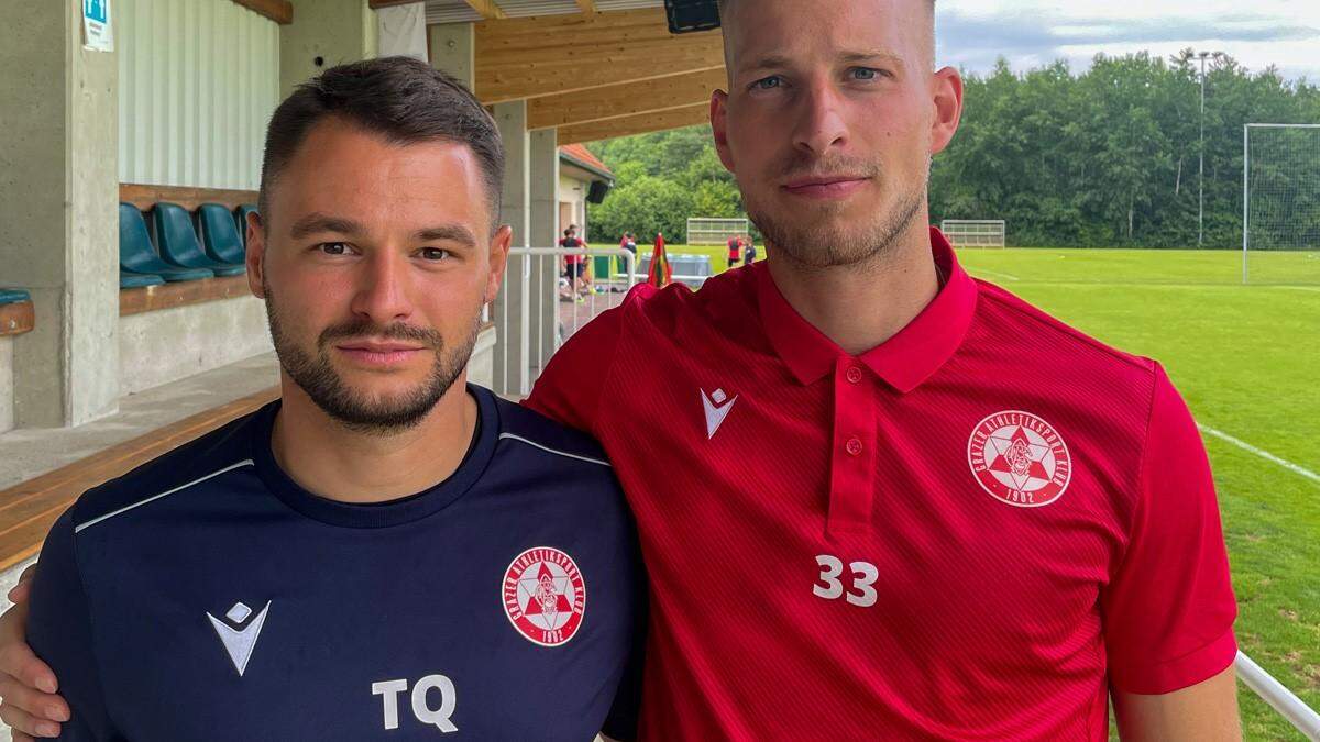 Josef Gruber (rechts) ist der dritte Torhüter im Bunde beim GAK.