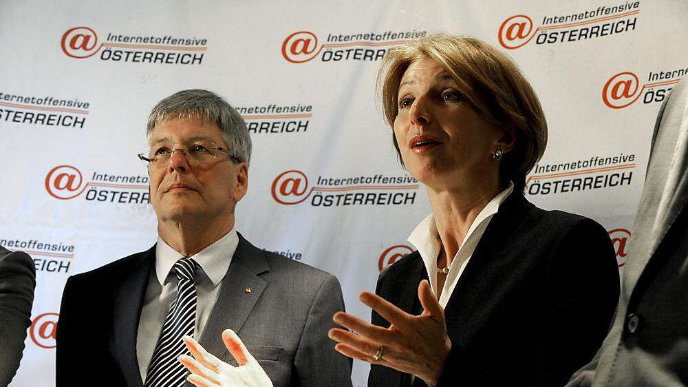Kärntens Finanzlandesrätin Gabriele Schaunig mit Landeshauptmann Peter Kaiser (beide SPÖ)