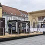 Blick auf die Mobile Ausstellung