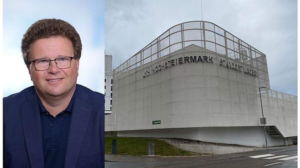 Gernot Wallner, Betriebsratsvorsitzender am LKH Hochsteiermark Leoben, fordert mit Kollegen Korrektur  bei der Pflegeausbildung 