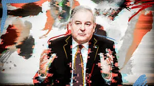 Viktoria Schefzik und Stefan Seebacher interviewten Hermann Schützenhöfer