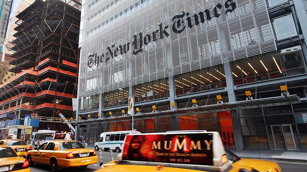 Die Zentrale der New York Times. Keine andere Zeitung wurde auch nur annähernd so oft mit dem Pulitzer-Preis geehrt