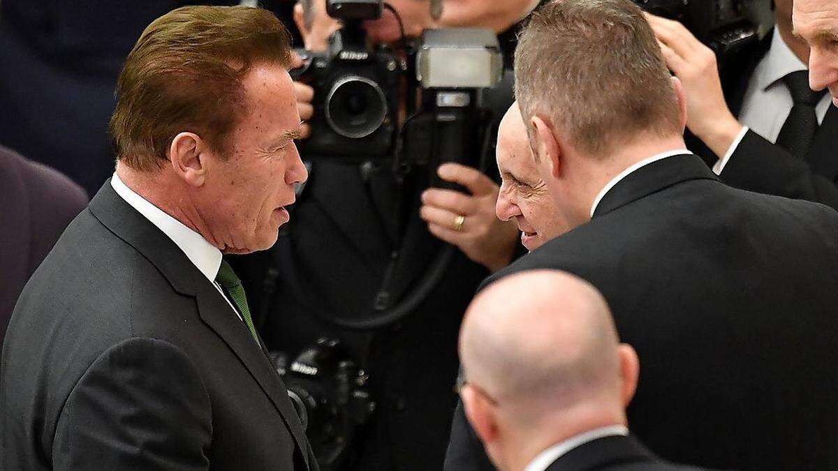 Schwarzenegger bei Papst Franziskus