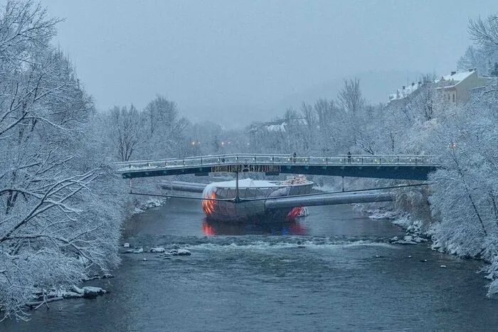 Auch Graz wurde Winter-Wunderland