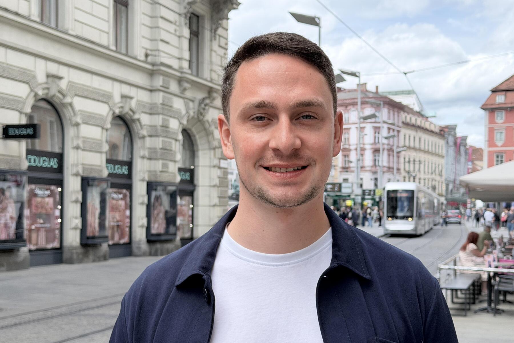 GAK-Geschäftsführer Lukas Kokail: „Ich versuche, mich vom Sport mit Sport abzulenken“
