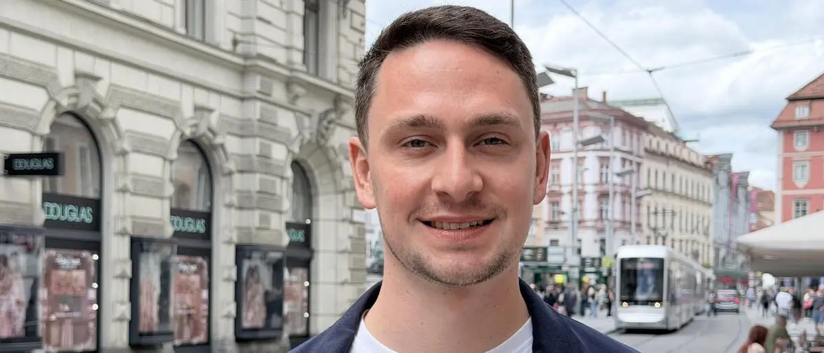Der in Leoben aufgewachsene Lukas Kokail ist seit knapp einem Jahr Geschäftsführer beim GAK und lebt in Graz