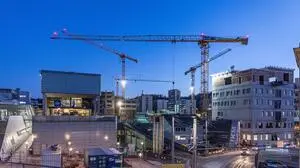 Baukräne stehen in Graz weiterhin