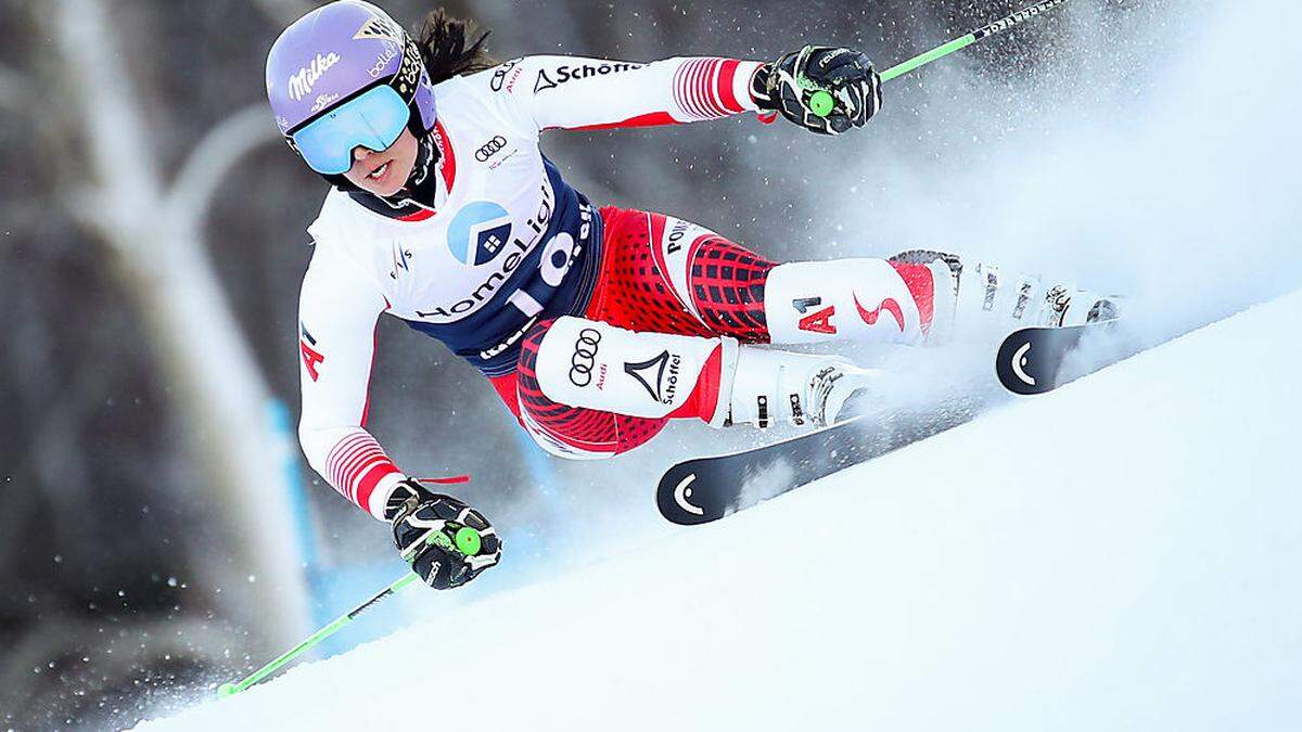 Anna Veith gibt im Super-G ihr Comeback in den Speed-Bewerben.